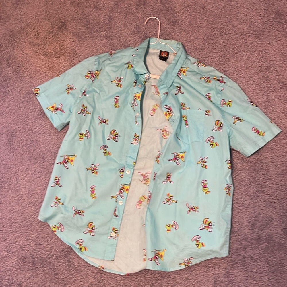 Looney tunes button down shirt